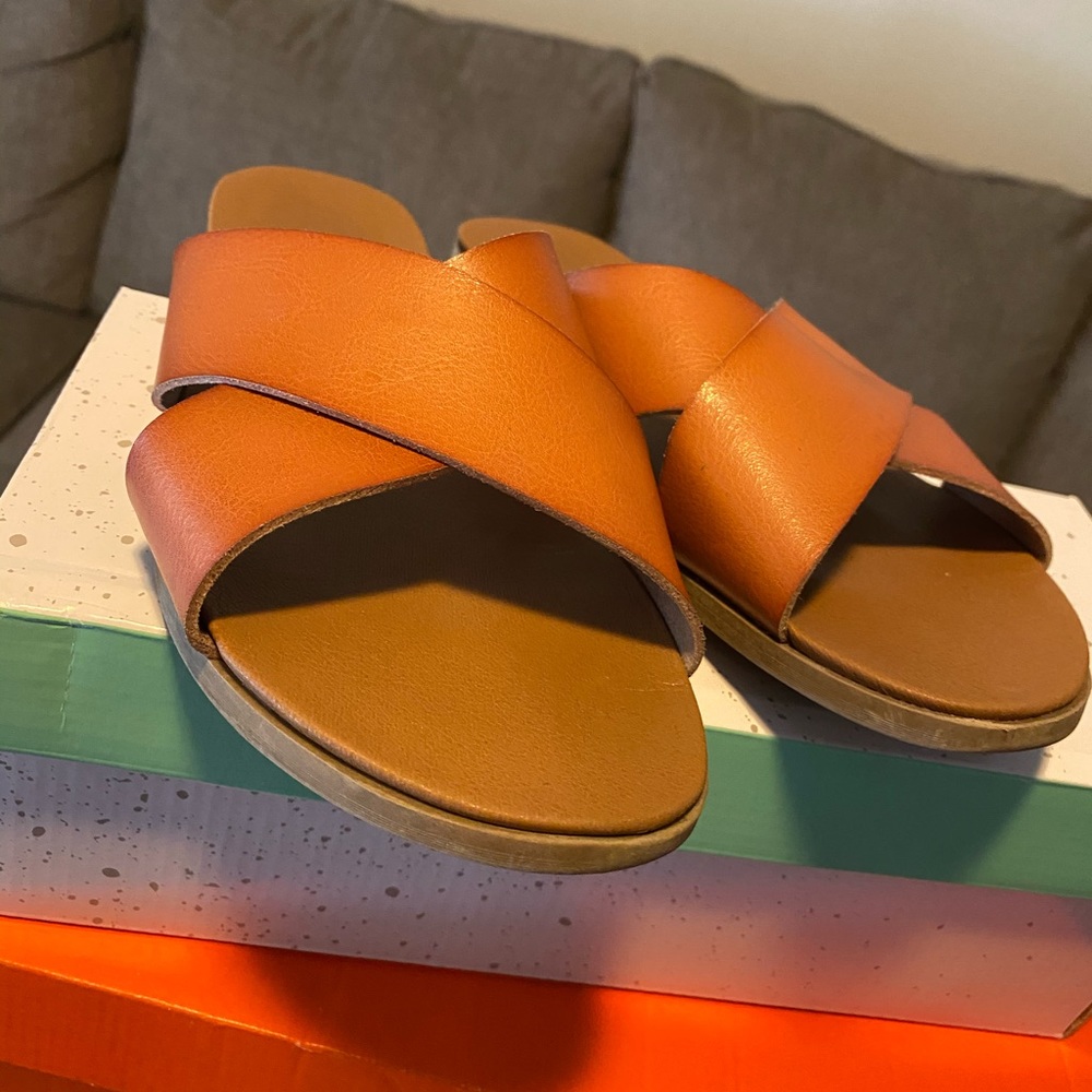 Cognac Sandals